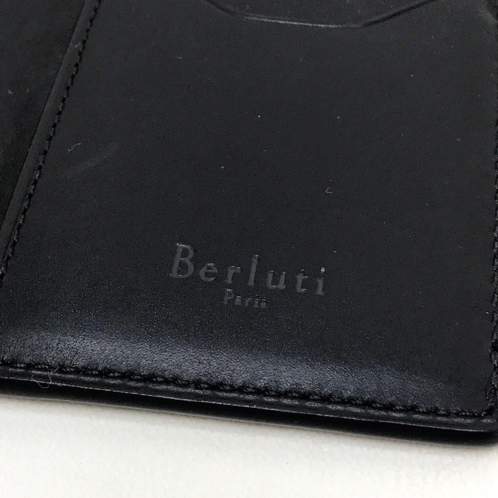 Berluti Card Case leather beige Gradation JAGUA SUNSET (Jagua Sunset) mens Used Authentic