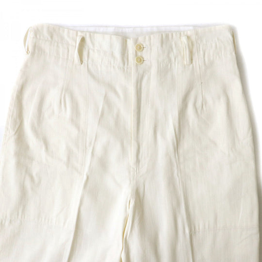 Yohji Yamamoto Pants cotton Ivory 1