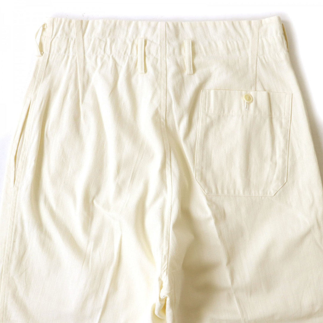 Yohji Yamamoto Pants cotton Ivory 1