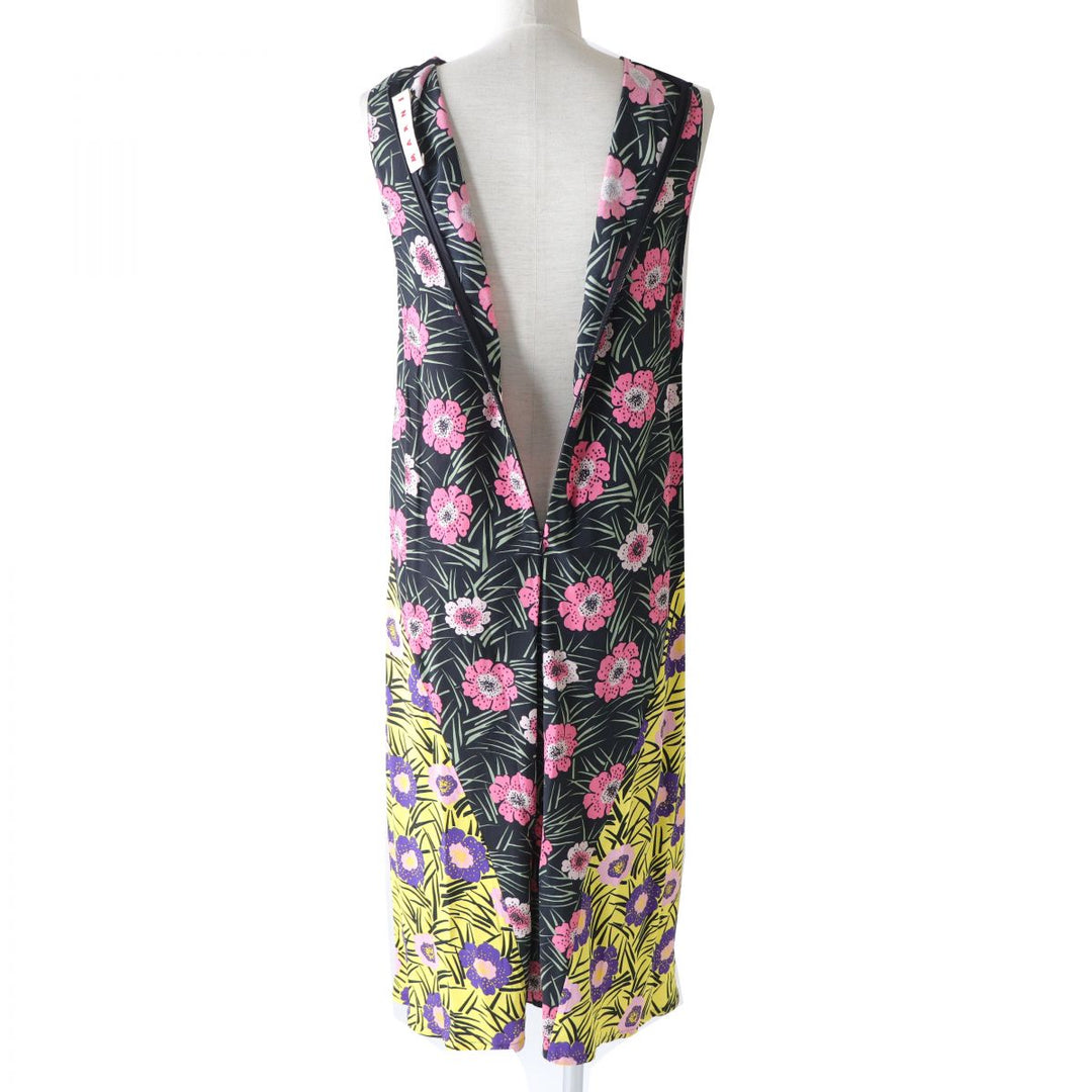 MARNI one piece Rayon Black x multicolor 38