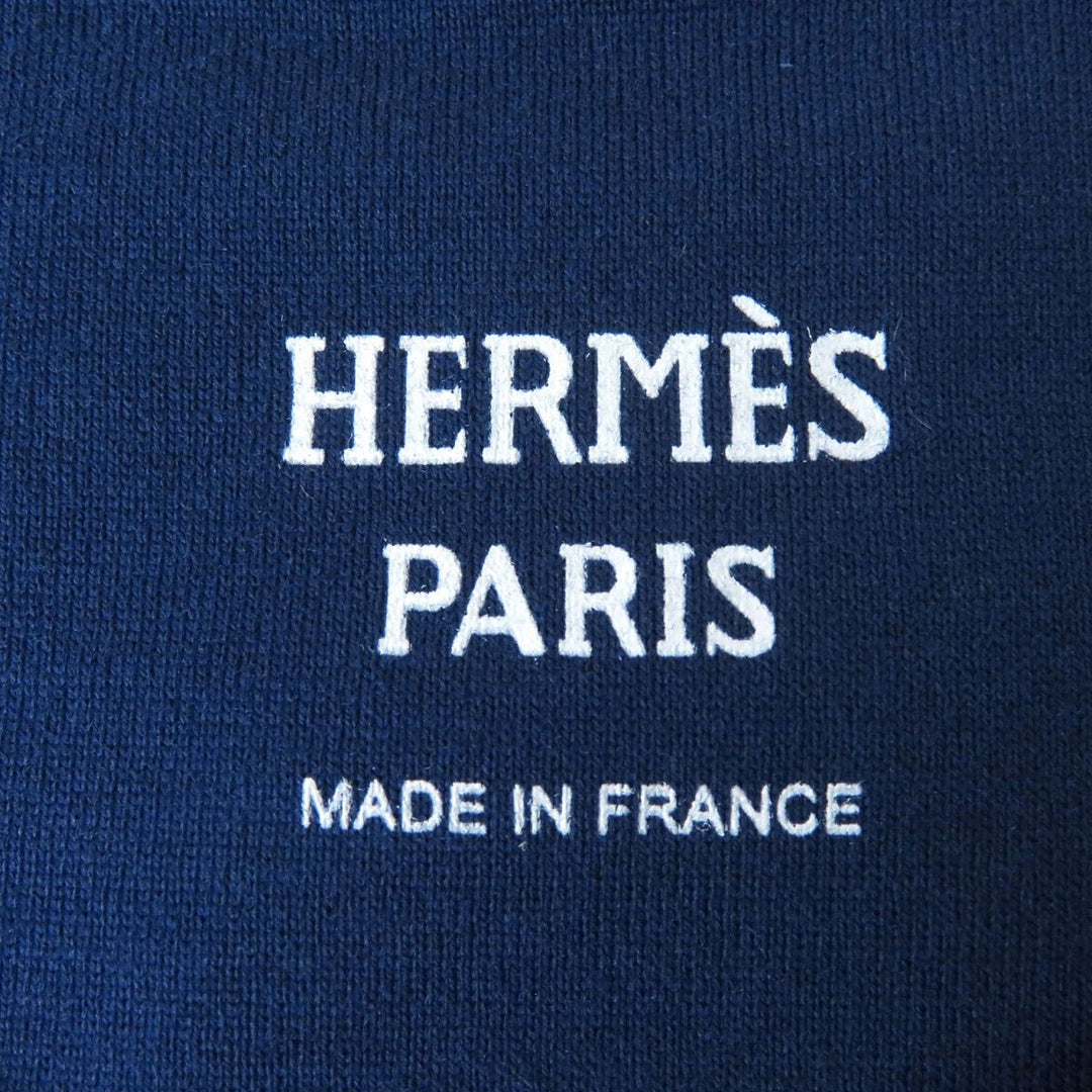 HERMES one piece cotton blue 34