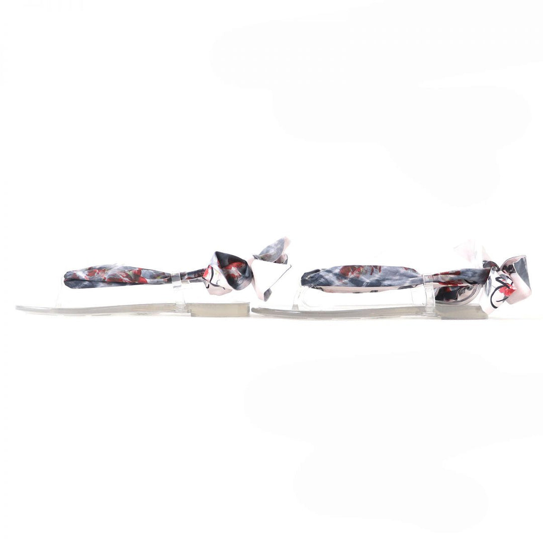 Christian Dior Sandals rubber clear <br>Ribbon: Multicolor 37