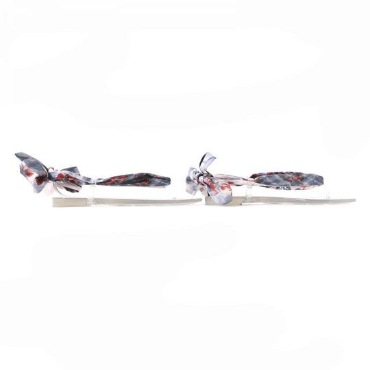 Christian Dior Sandals rubber clear <br>Ribbon: Multicolor 37