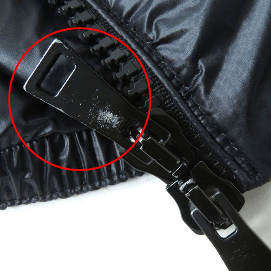 MONCLER Down jacket Nylon Dark navy (looks closer to black)