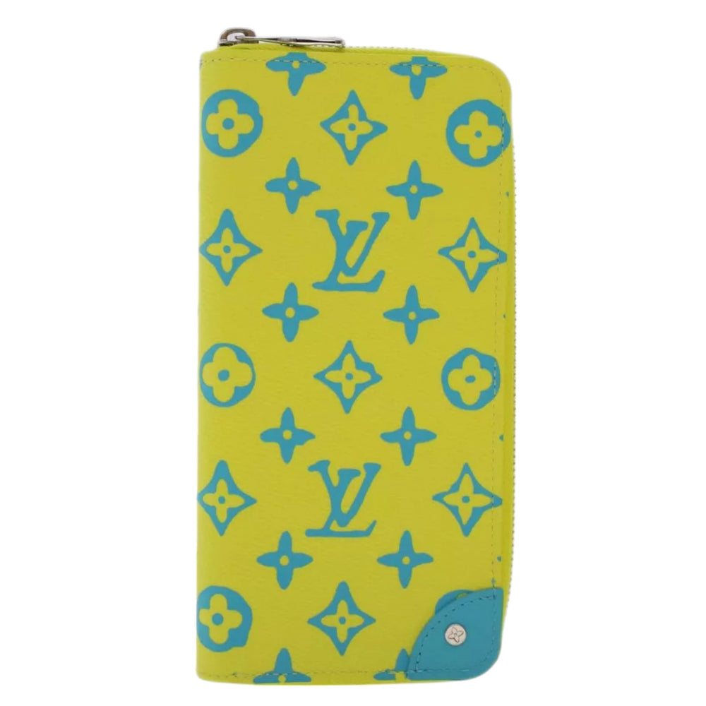Louis Vuitton Playground Zippy Wallet Vertical Yellow Monogram Canvas Men’s Long Wallet Spring Summer 2023 Collection
