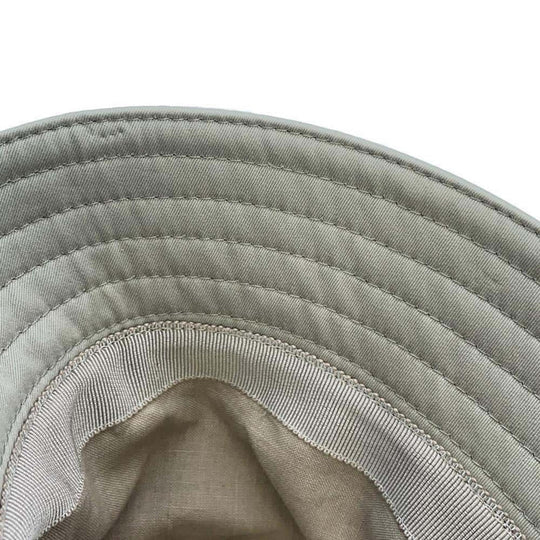 HERMES Fred H Cotton Polyurethane Gray Bucket Hat Preloved