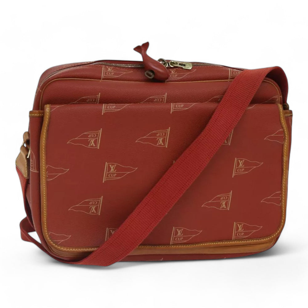 Louis Vuitton Cup Calvi Vintage Red Shoulder Bag Aboganie