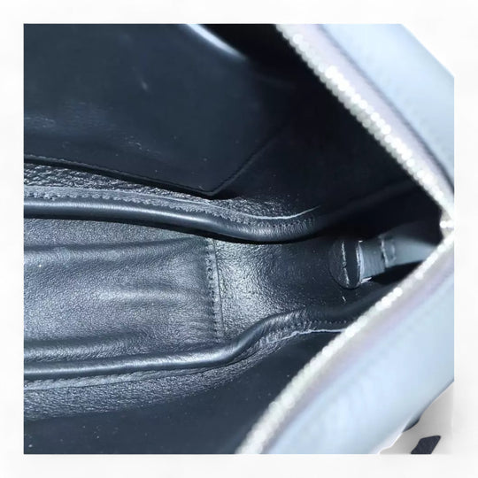 Balenciaga Everyday Camera S Shoulder Bag Leather Gray for Women