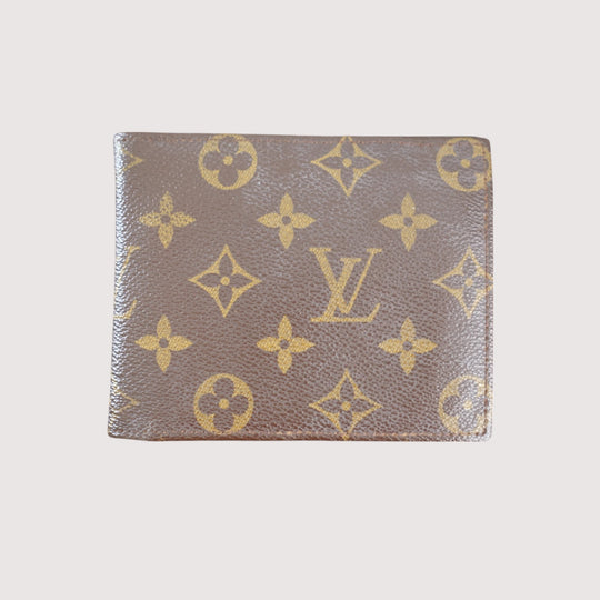 Louis Vuitton Monogram Bifold Wallet Brown Men's Classic