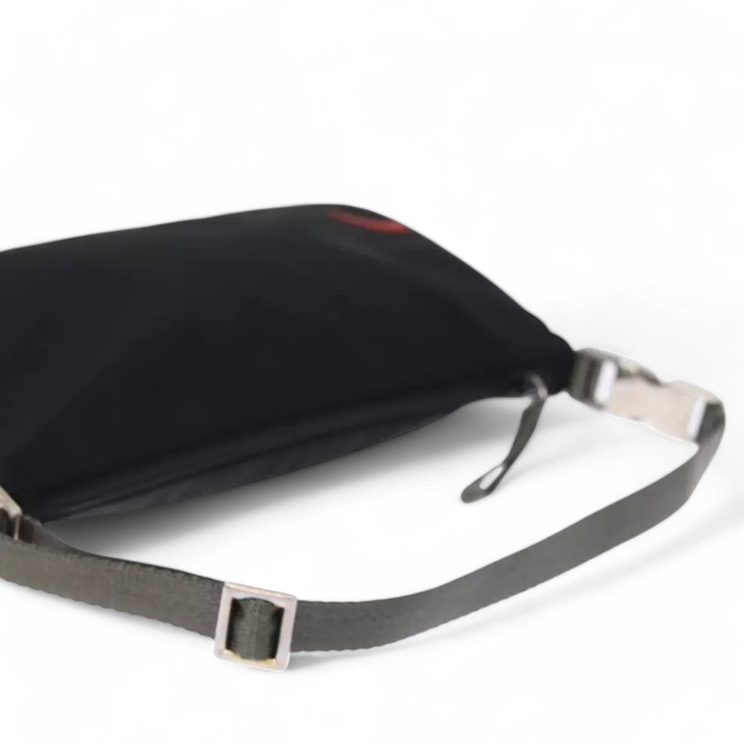 Prada Sports Accessory Pouch Nylon Black Unisex Shoulder Bag Made in Italy