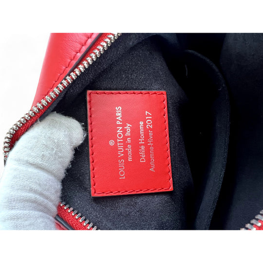 Louis Vuitton Supreme Epi Red Shoulder Bag Men's Crossbody Limited Edition 2017