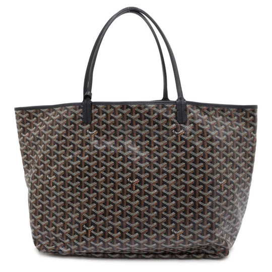 Goyard Saint Louis PVC Leather Black Tote Bag Preloved