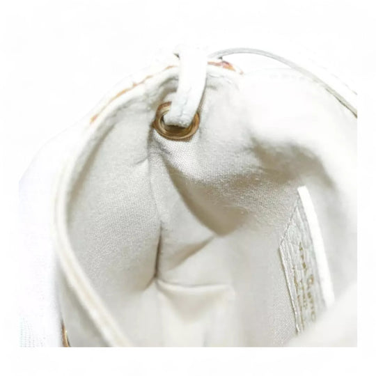 Louis Vuitton Monogram Mini Pochette Cancoon Shoulder Bag Dunne Beige Women Crossbody Purse