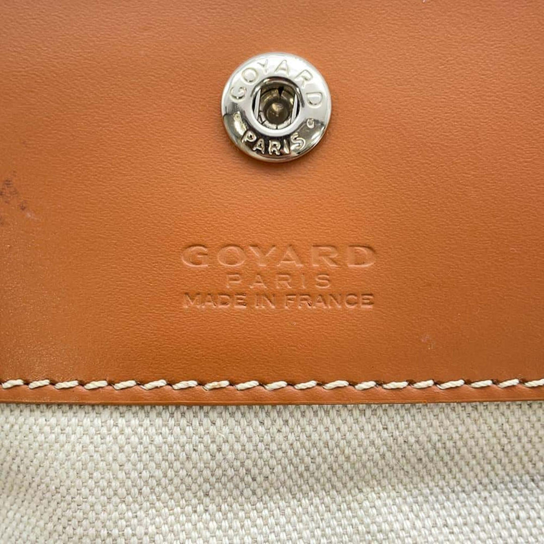 GOYARD Saint Louis PVC Leather Brown Tote Preloved