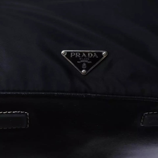 Prada Boston Bag Nylon 2way Black