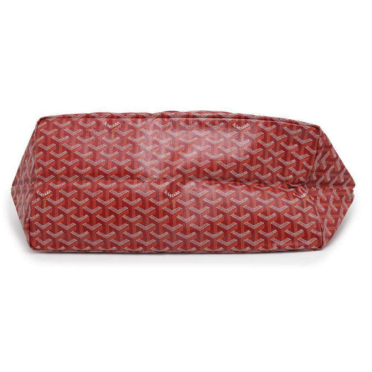 Goyard Saint Louis PVC Leather Red Tote Preloved
