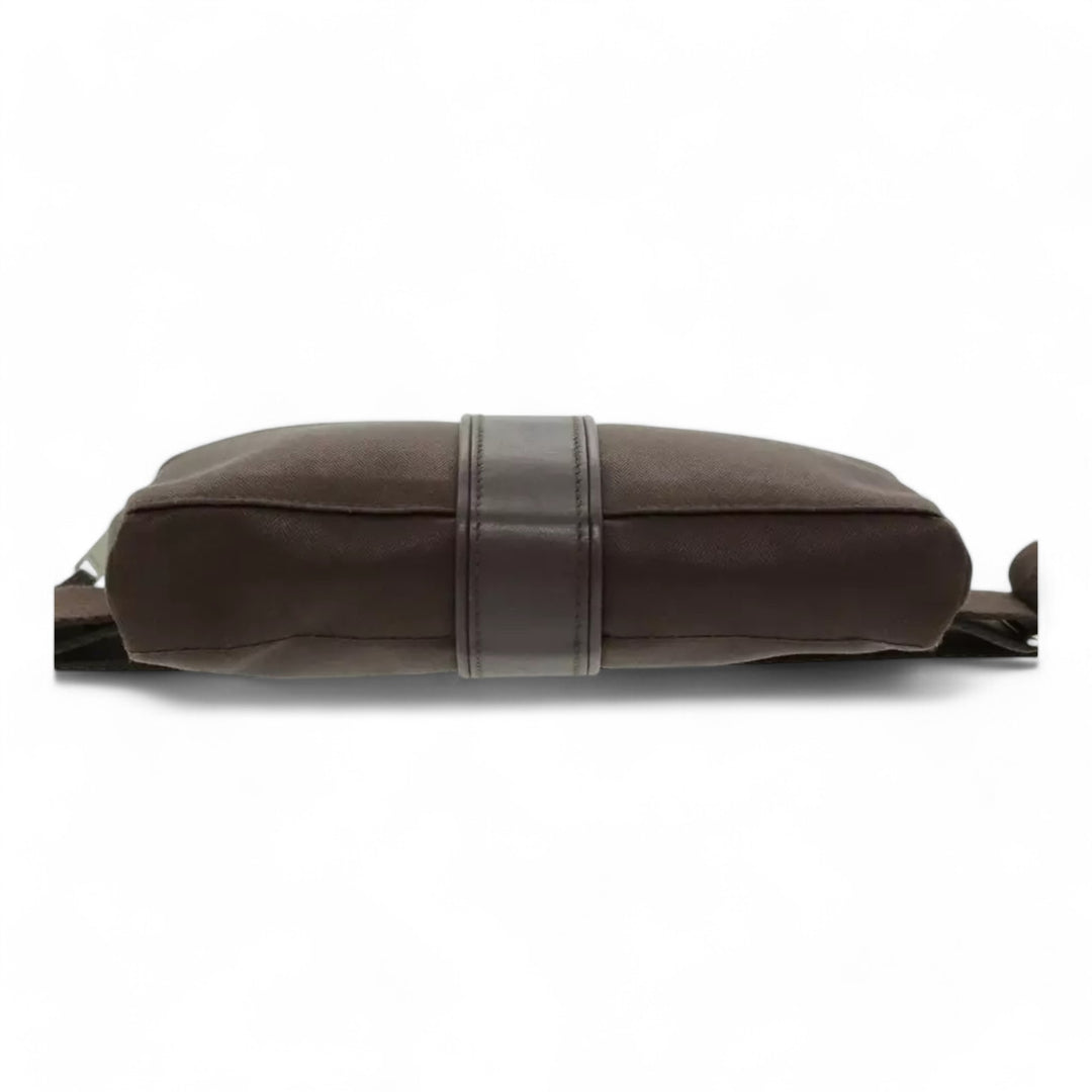 Hermes Akapu Luco Waist Bag Canvas Brown