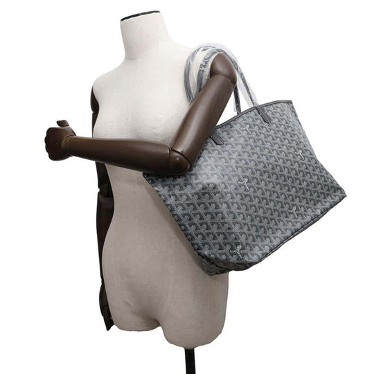 GOYARD Saint Louis PVC Leather Gray Tote Preloved