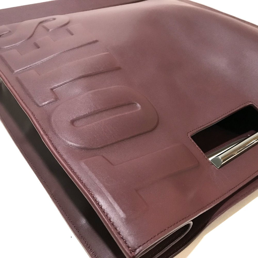 3.1 phillip lim Handbag AF14BO25 leather Bordeaux Tote Bag mens Used Authentic