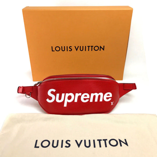 LOUIS VUITTON Sling bag M53418 Epi Leather Red Supreme Epi Bum bag mens Used Authentic