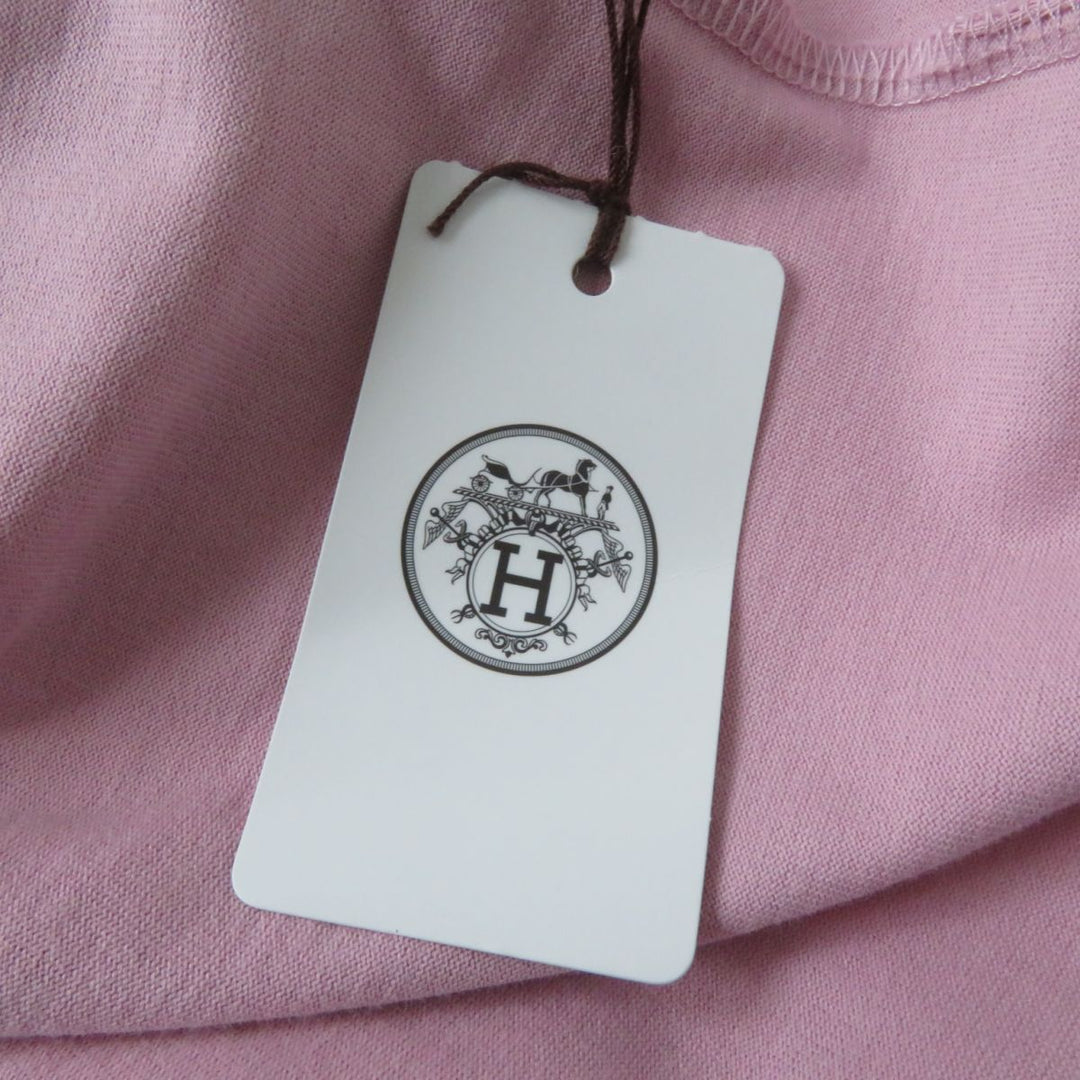 HERMES Short sleeve T-shirt cotton pink 36