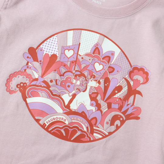 HERMES Short sleeve T-shirt cotton pink 36