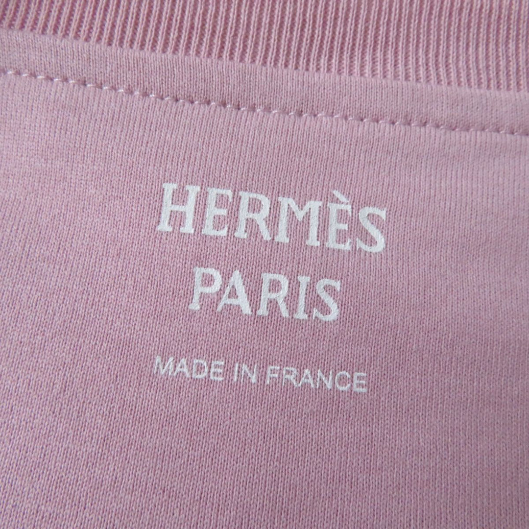 HERMES Short sleeve T-shirt cotton pink 36