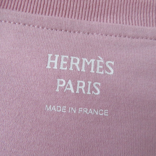 HERMES Short sleeve T-shirt cotton pink 36