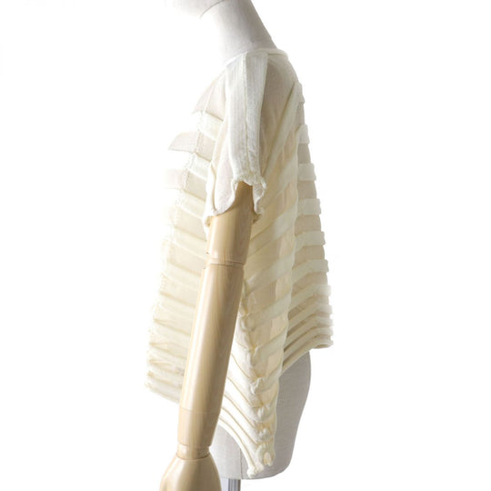 ISSEY MIYAKE knit polyester Ivory 2