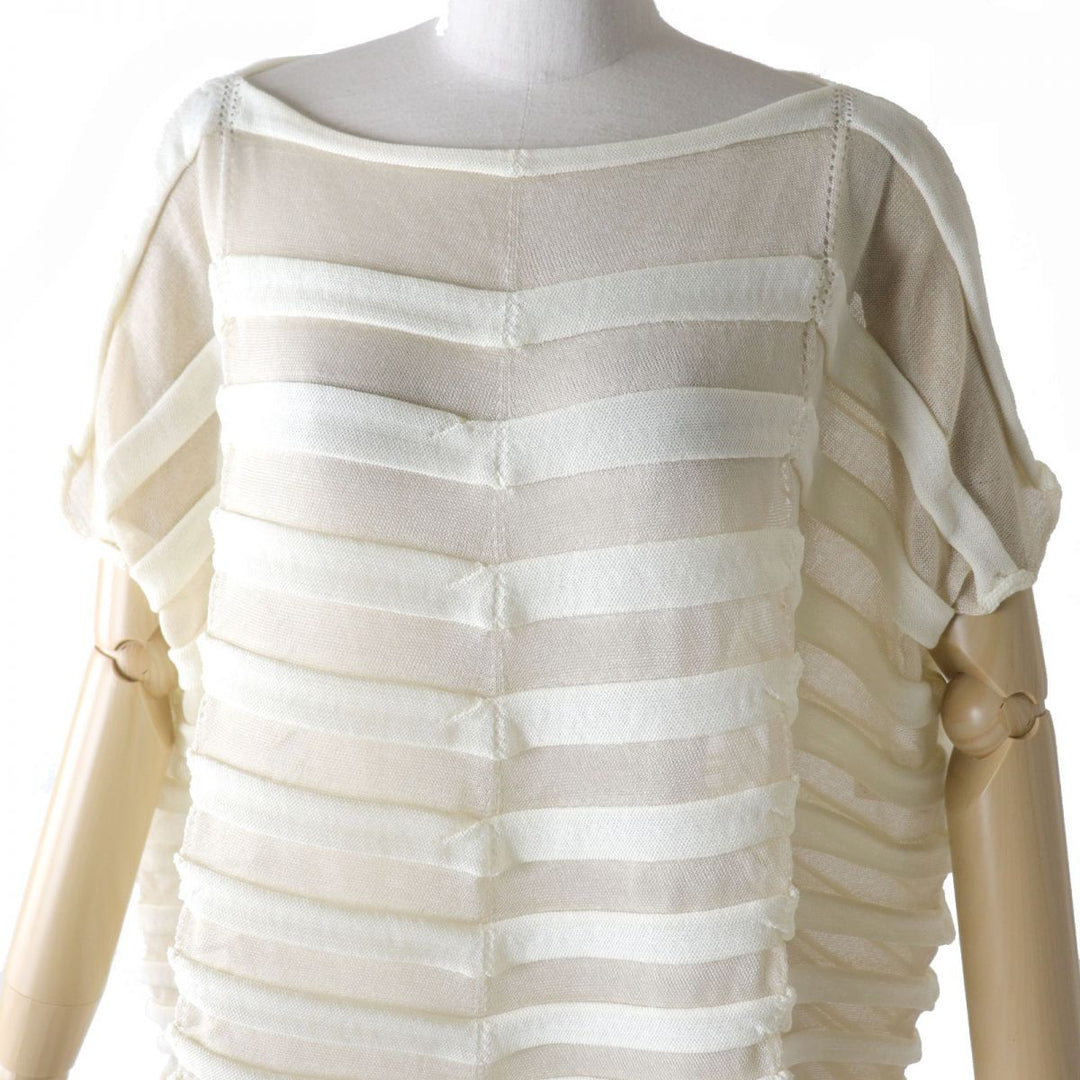 ISSEY MIYAKE knit polyester Ivory 2