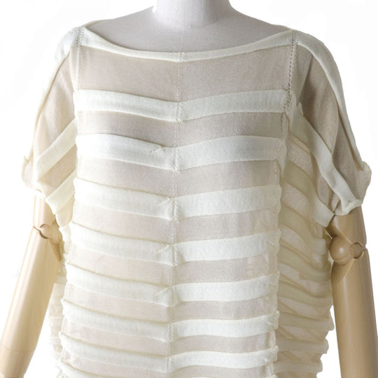 ISSEY MIYAKE knit polyester Ivory 2