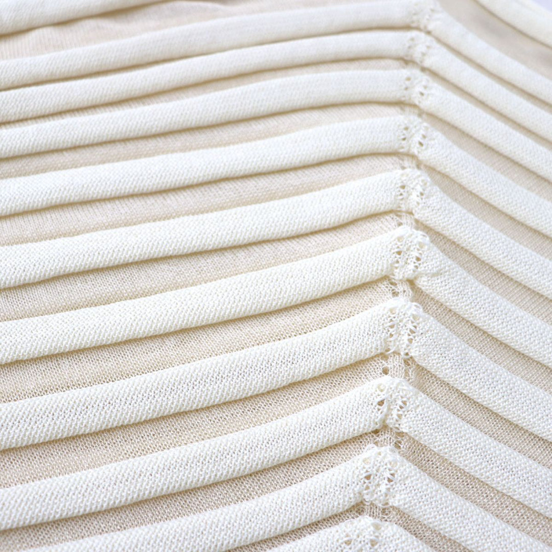 ISSEY MIYAKE knit polyester Ivory 2