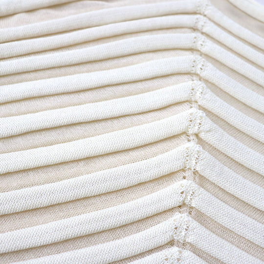ISSEY MIYAKE knit polyester Ivory 2
