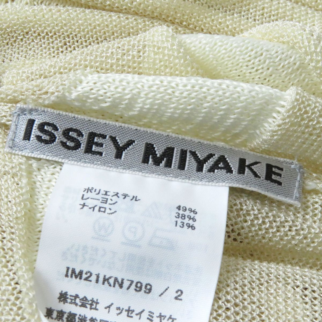 ISSEY MIYAKE knit polyester Ivory 2