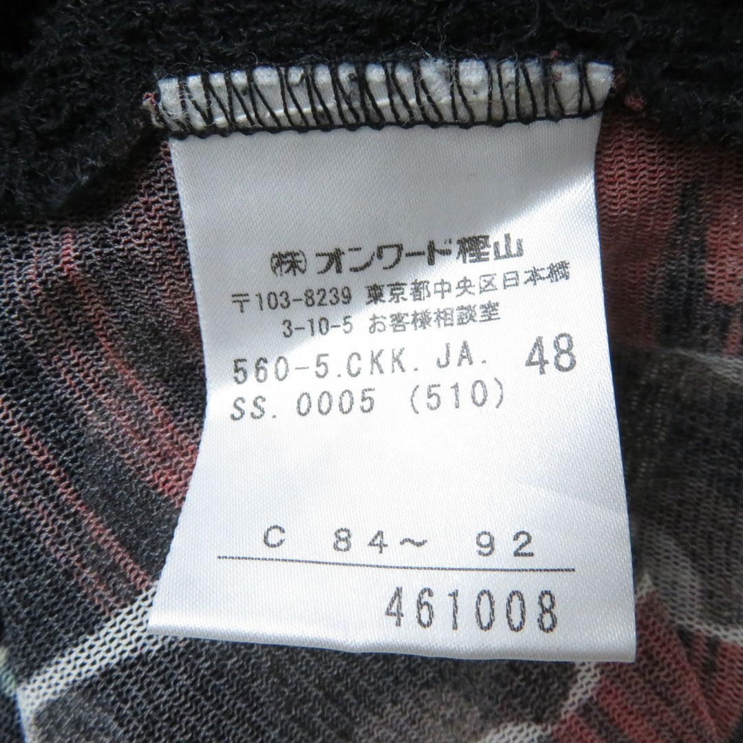 JEAN-PAUL GAULTIER Jacket Nylon Black x multicolor 48