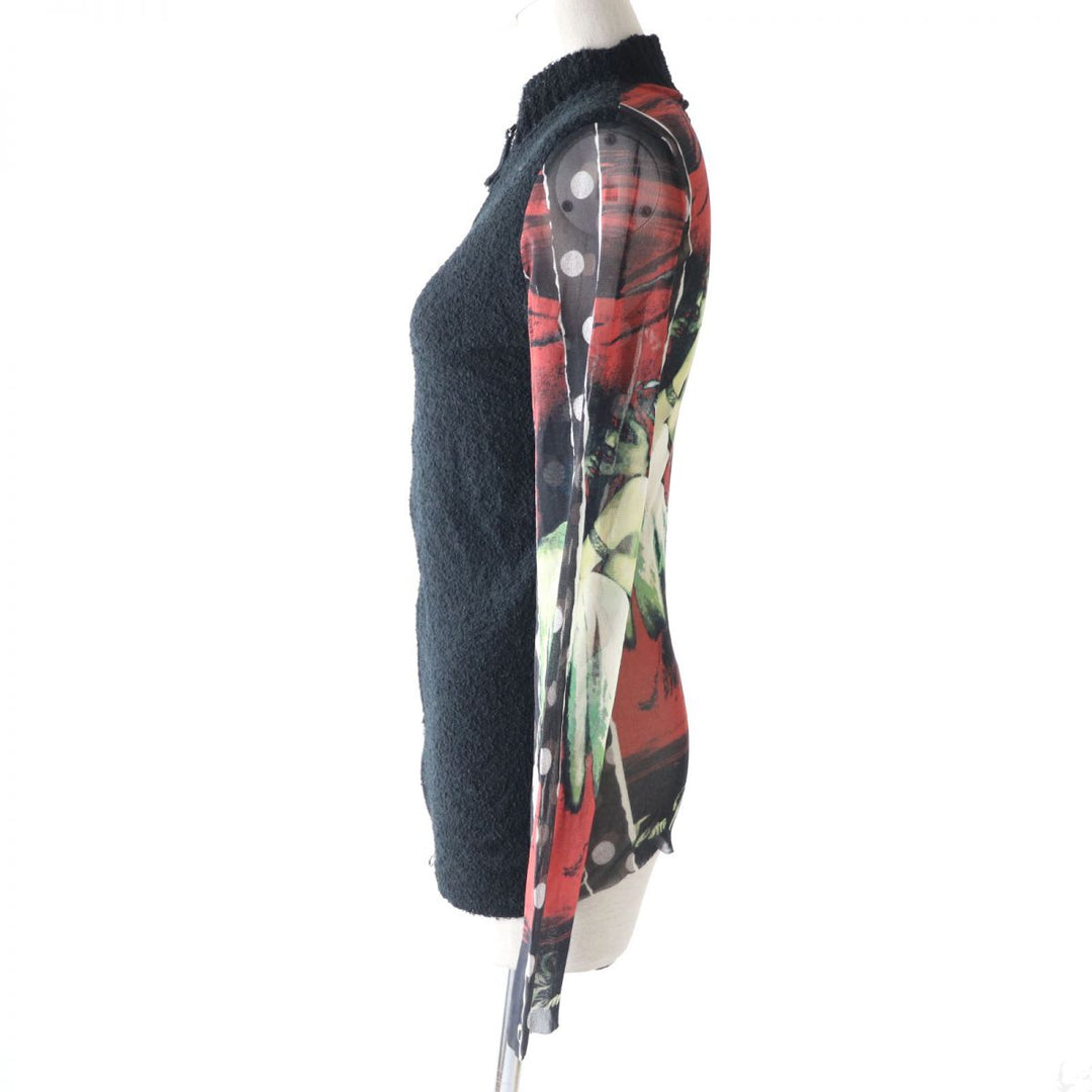 JEAN-PAUL GAULTIER Jacket Nylon Black x multicolor 48