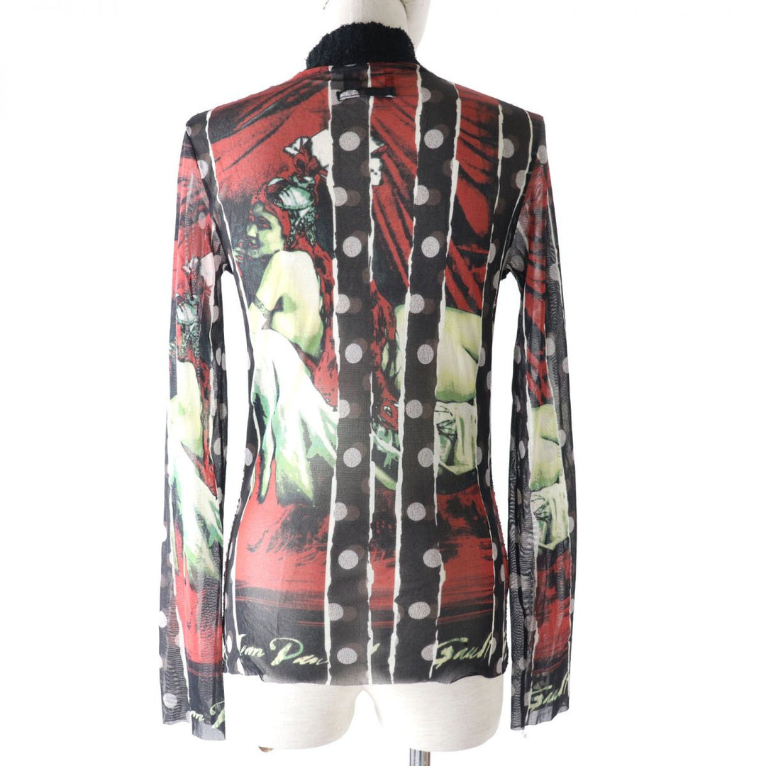 JEAN-PAUL GAULTIER Jacket Nylon Black x multicolor 48