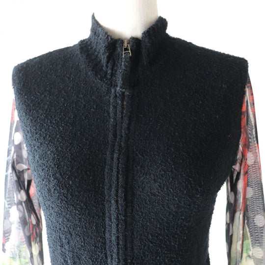 JEAN-PAUL GAULTIER Jacket Nylon Black x multicolor 48