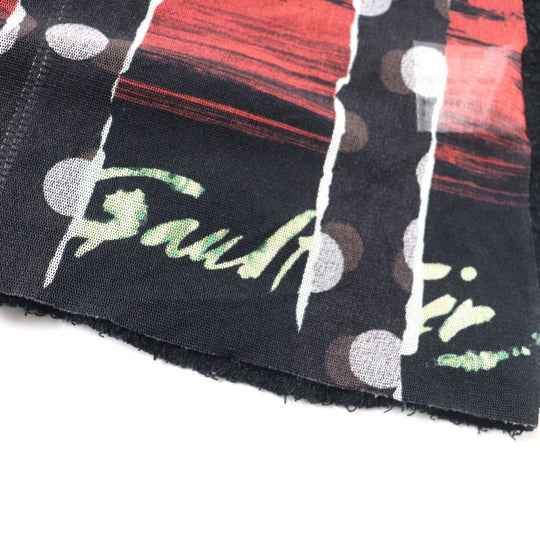JEAN-PAUL GAULTIER Jacket Nylon Black x multicolor 48
