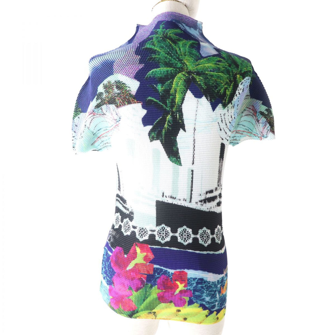 ISSEY MIYAKE Cut polyester multicolor