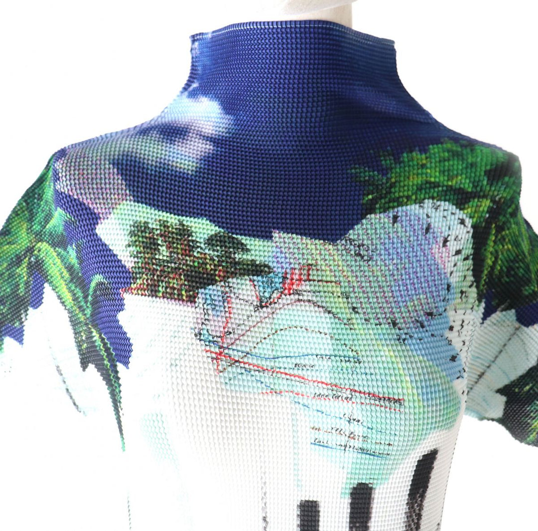 ISSEY MIYAKE Cut polyester multicolor
