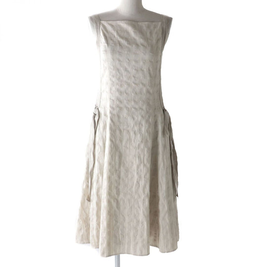 FOXEY one piece linen Ivory 38