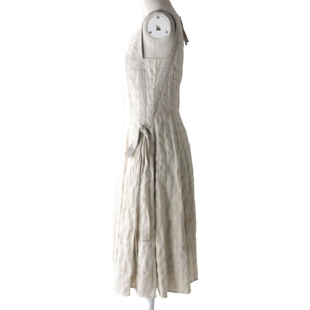 FOXEY one piece linen Ivory 38