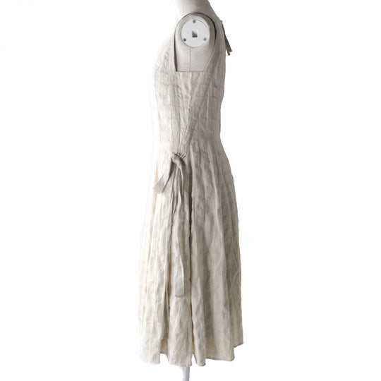 FOXEY one piece linen Ivory 38