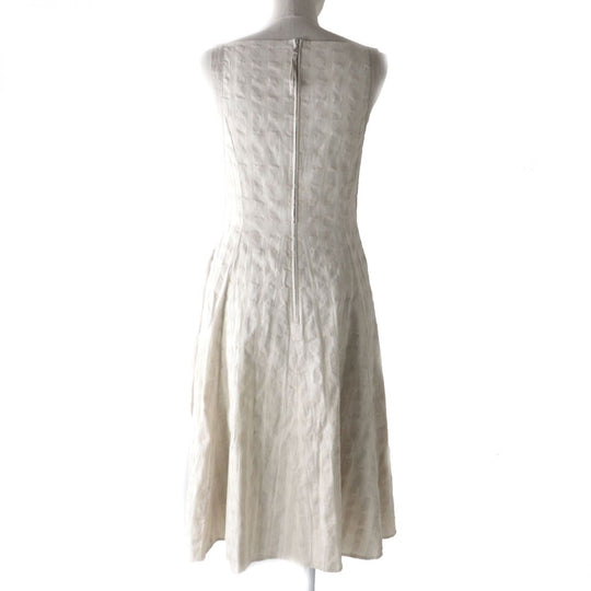FOXEY one piece linen Ivory 38