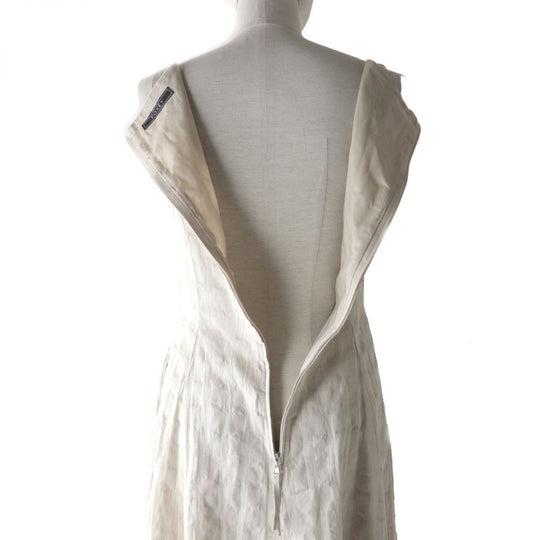 FOXEY one piece linen Ivory 38