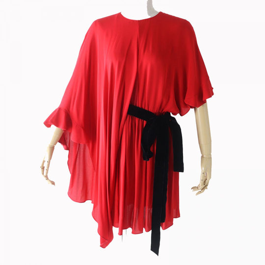 VALENTINO one piece silk Red 42
