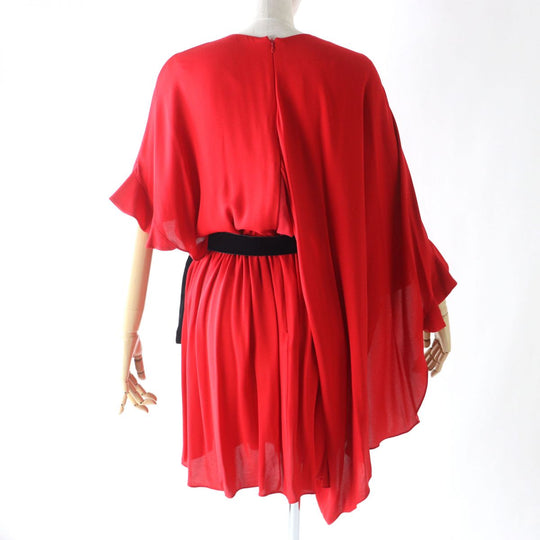 VALENTINO one piece silk Red 42