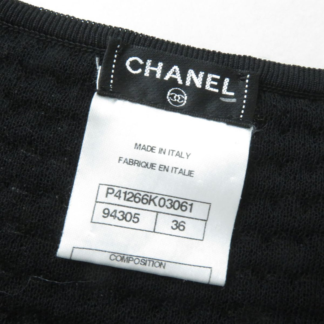 CHANEL Tunic Rayon black 36