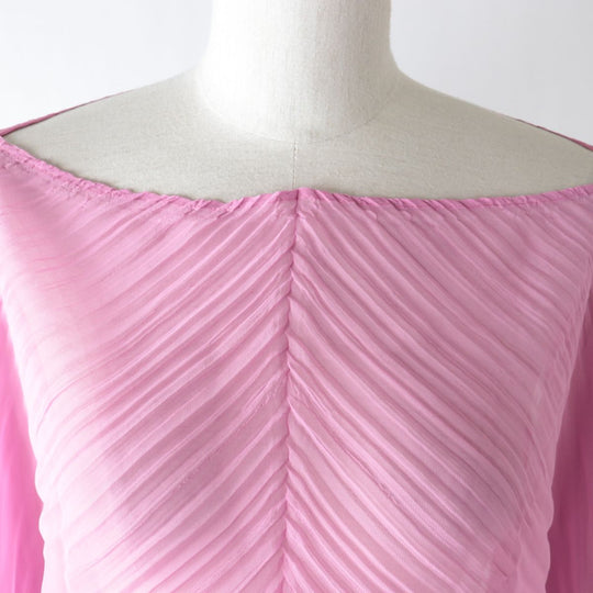 ISSEY MIYAKE poncho polyester pink